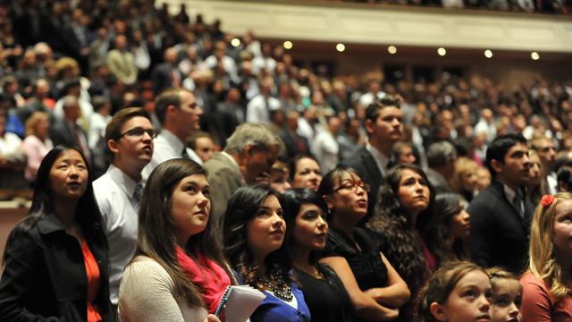 inside conference center group standing sat am oct 2013