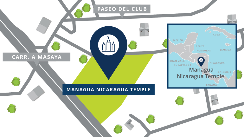 Managua-Nicaragua-Temple-Site-Map