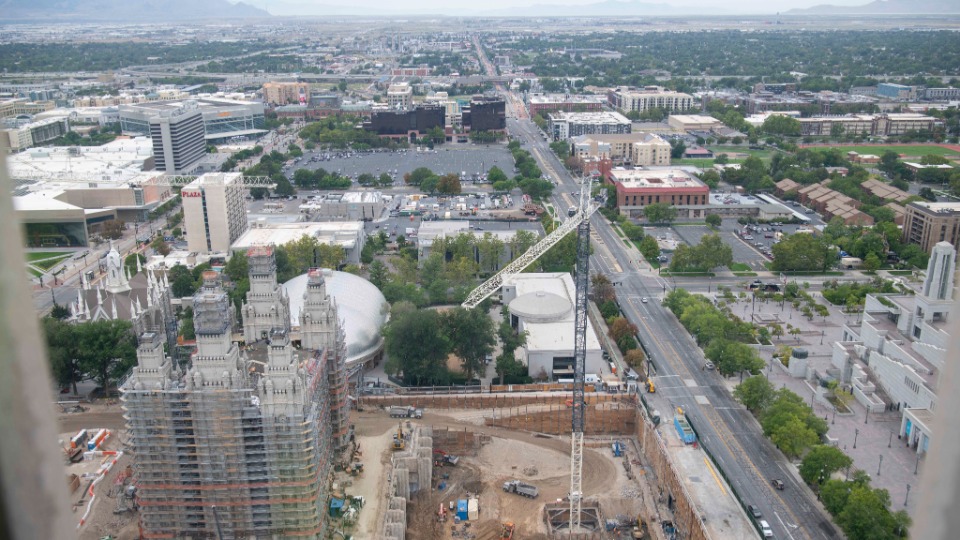 Temple Square Renovations Sept 2021