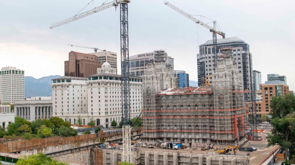 Temple Square Renovations Sept 2021