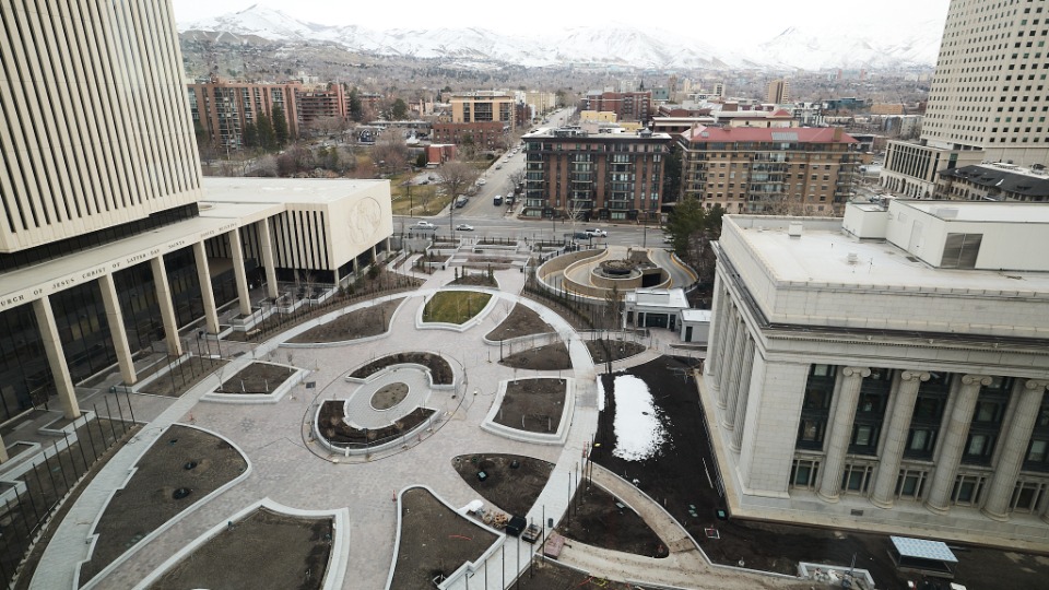 Temple Square Renovation May 2023