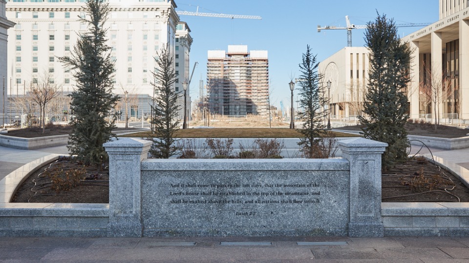 Temple Square Renovation May 2023