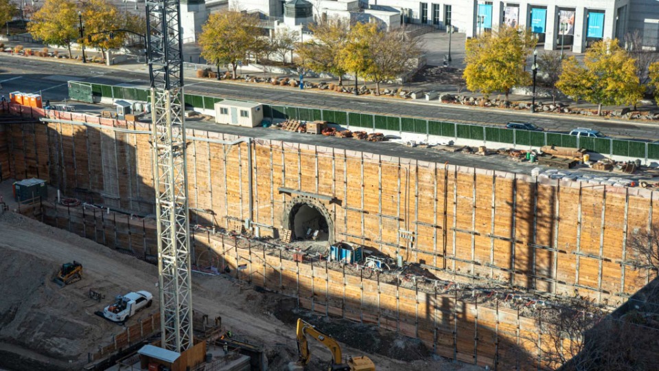 Temple Square Renovation November 2021