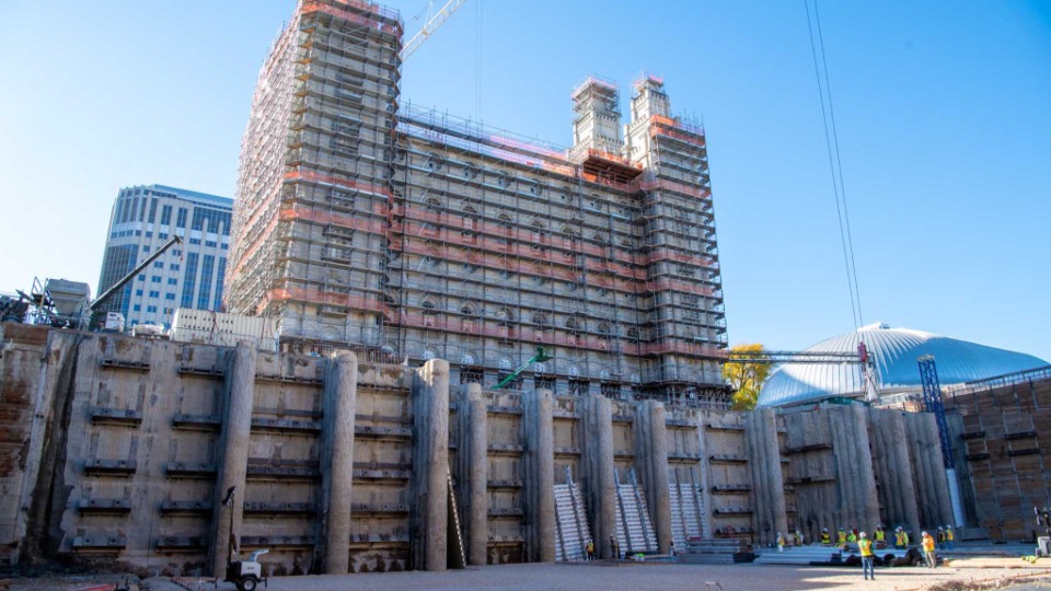 Temple Square Renovation November 2021