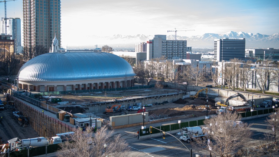 Temple Square Renovation February 2022