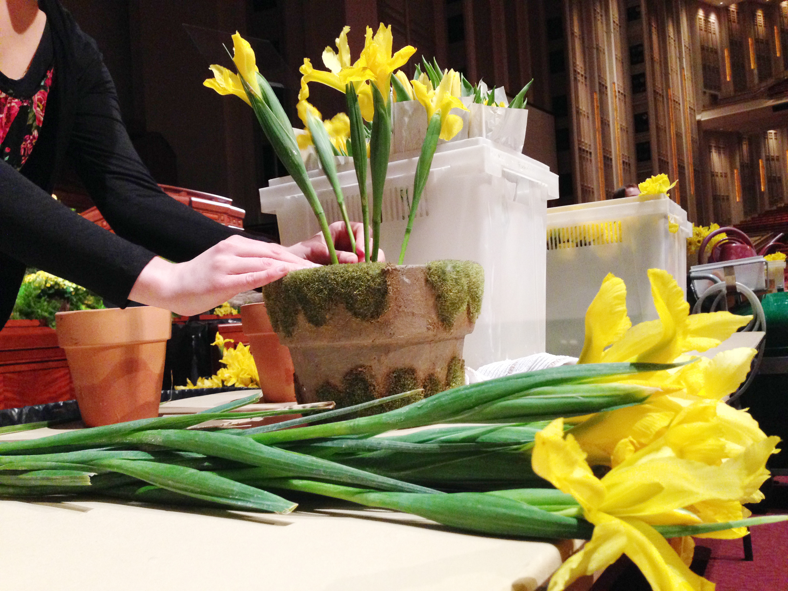 flowers table